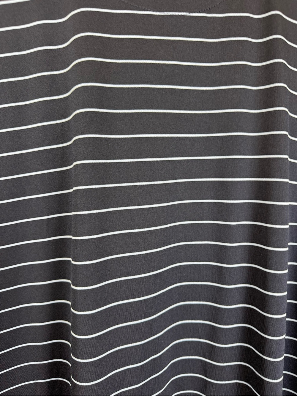 Pebble Beach Performance Golf Polo Shirt Men’s XXL Navy Blue Striped Moisture Wi - Picture 10 of 14